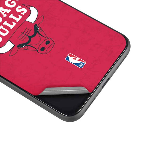NBA Chicago Bulls Red Distressed Google Pixel 4 XL Skin